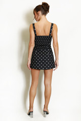 Polka Dots Mini Skirt with Belt(PRE ORDER)