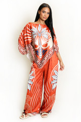 Floral Print Tunic and Trouser Set