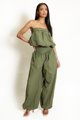 Balloon Hem Trouser