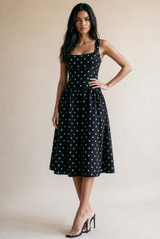 Polka Dot Skater Dress