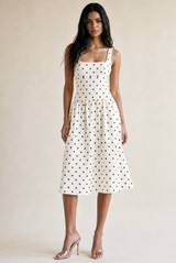 Polka Dot Skater Dress