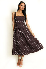 Polka Dot Skater Dress