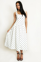 Polka Dot Skater Dress