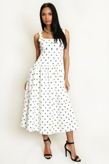 Polka Dot Skater Dress