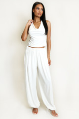 Cowl Halterneck Top