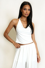 Cowl Halterneck Top