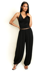 Cowl Halterneck Top
