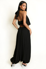 Bubble Hem Top and Trousers Set