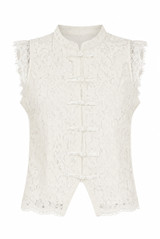 Lace Mandarin Waistcoat