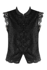 Lace Mandarin Waistcoat