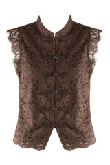 Lace Mandarin Waistcoat