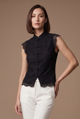 Lace Mandarin Waistcoat