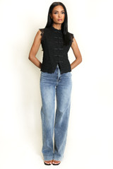 Lace Mandarin Waistcoat