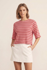 Striped Oversize Tee Shirt