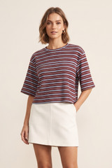 Striped Oversize Tee Shirt