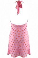 Polka Dot Halterneck Mini Dress