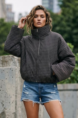Check Lightweight Jacket