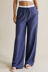 Casual Striped Trouser