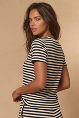Stripes Crew Neck Top