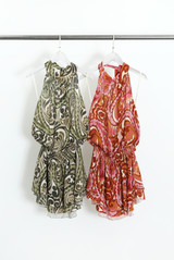Printed Halter Mini Dress 