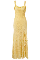 Lace Split Front Maxi Dress