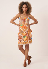Tribal Print Hanky Top and Tie Skort Set