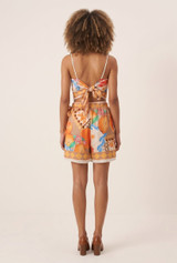 Tribal Print Hanky Top and Tie Skort Set