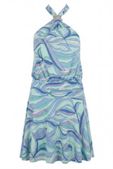 Abstract Halter Playsuit