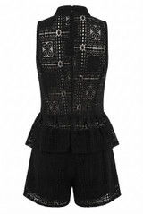 Lace Thread Waistcoat and Shorts Set