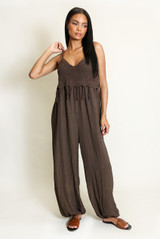 Crochet Bodice Jumpsuit