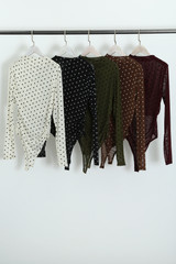 Polka Dot Long Sleeve Bodysuit