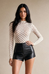 Polka Dot Long Sleeve Bodysuit