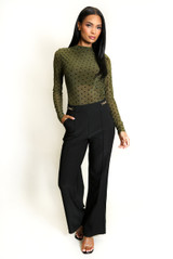 Polka Dot Long Sleeve Bodysuit