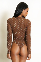 Polka Dot Long Sleeve Bodysuit