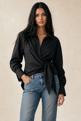 Tie Front Blouse