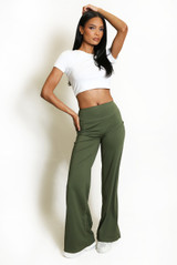Sculpt Wide Leg Active Trousers