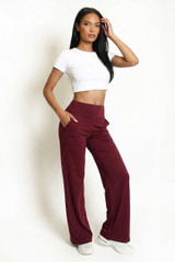 Sculpt Wide Leg Active Trousers