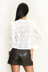 Double Breasted Lace Jacket