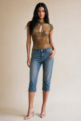 Sheer Mandarin Top