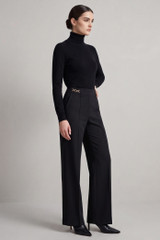 Chain Trim Tailored Trousers