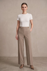 Chain Trim Tailored Trousers
