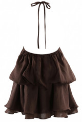 Chiffon Halterneck Mini Dress