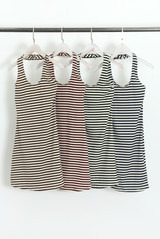 Halter Stripes Mini Dress