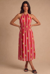 Stripes Halter Maxi