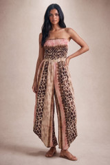 Reptile Bandeau Balloon Jumpsuit