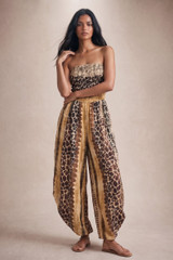 Reptile Bandeau Balloon Jumpsuit