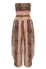 Reptile Bandeau Balloon Jumpsuit