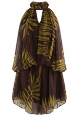 Tropical Chiffon Halterneck Playsuit