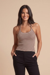 Halter Stripes Cami