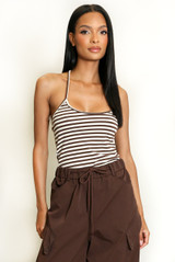 Halter Stripes Cami
